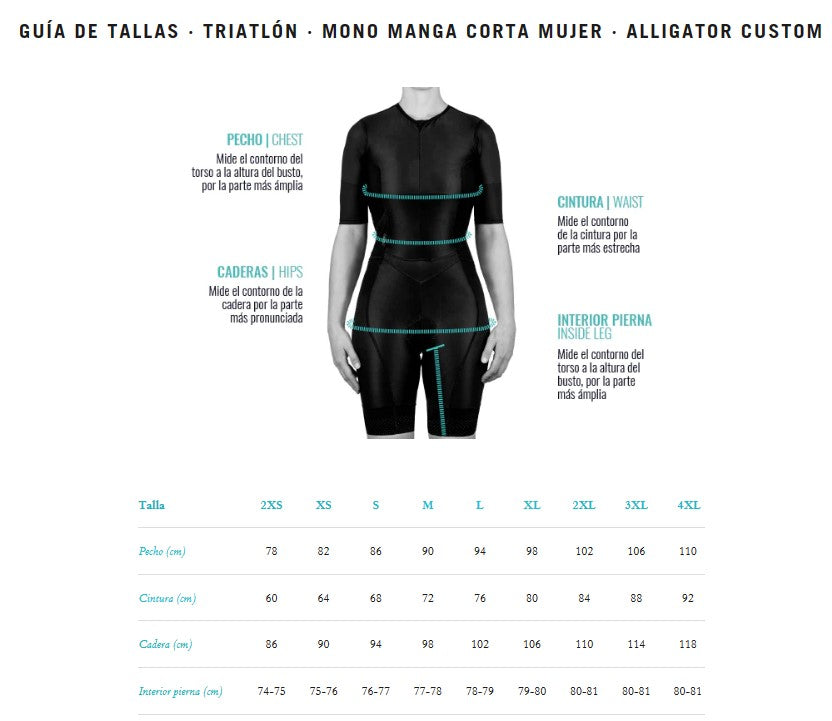 TEAM ALL3RUNNERS TRISUIT ALLIGATOR 2.0 MUJER