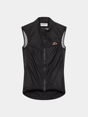 Chaleco cortaviento para mujer Edith Black